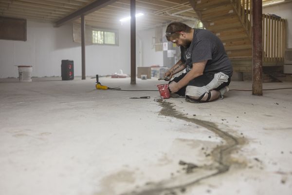Concrete Floor Repair in Ooltewah